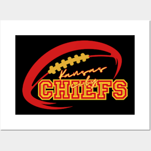 chiefs 2024 kc football Posters and Art